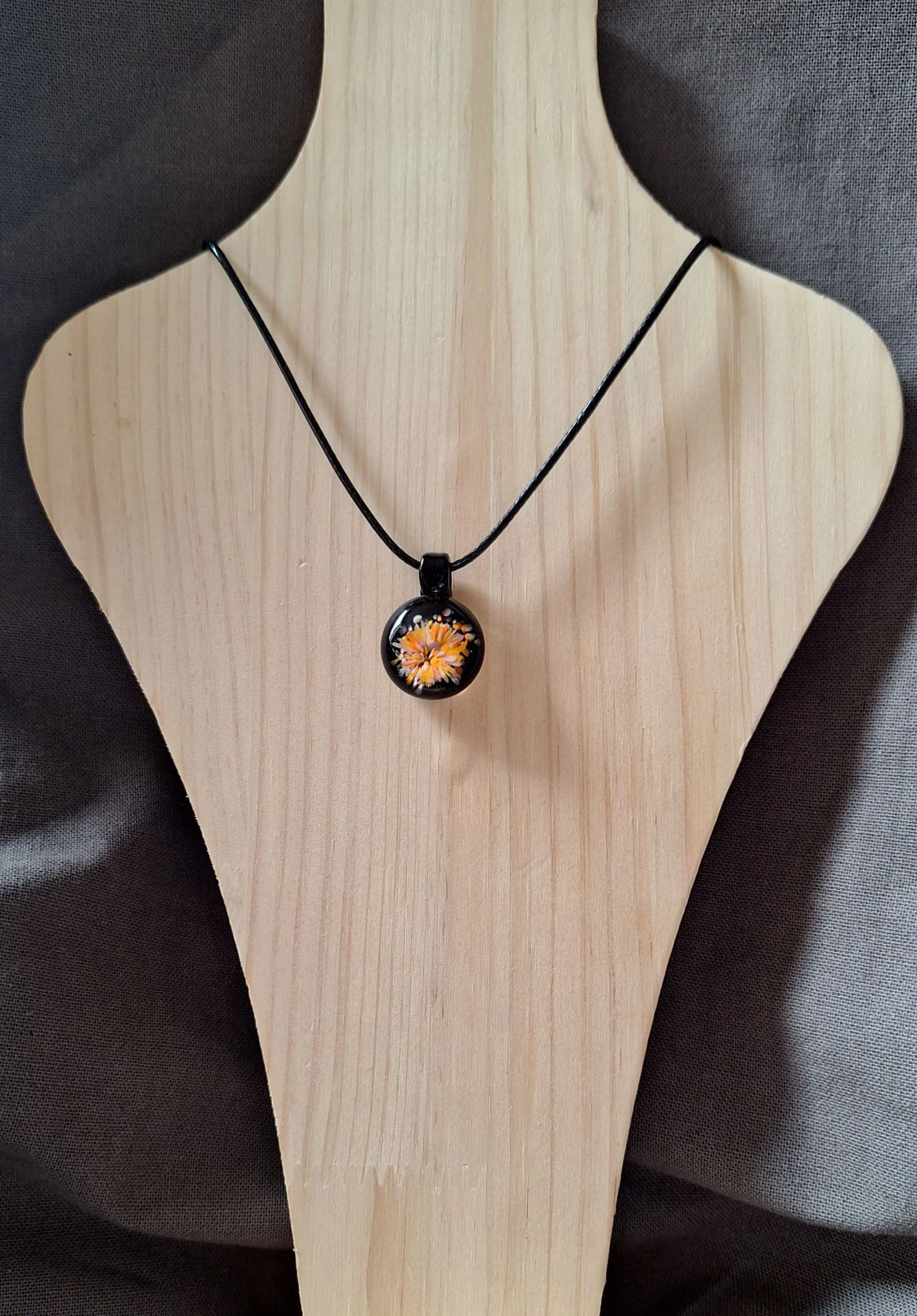 Handgemaakte lampwork glas hanger – photo 2